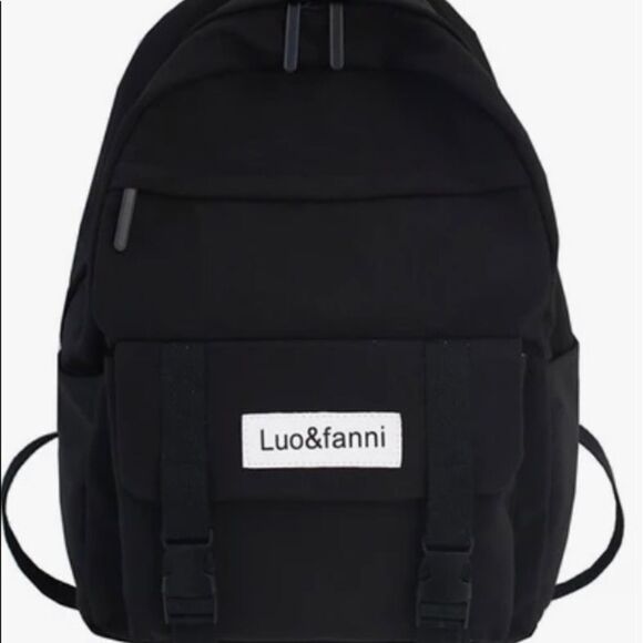 Luofanni Waterproof nylon Womens backpack new blk - Picture 1 of 3